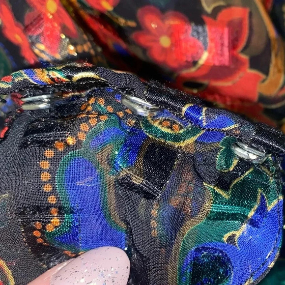 Vintage 80’s 90’s floral  Victoria Secret Gold Label One Piece bodysuit size XS - Picture 10 of 17